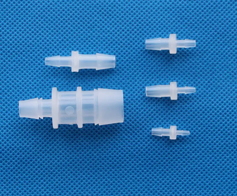 Plastic barbed straight reducing tubing connector hose reducer joiner joint with barb end