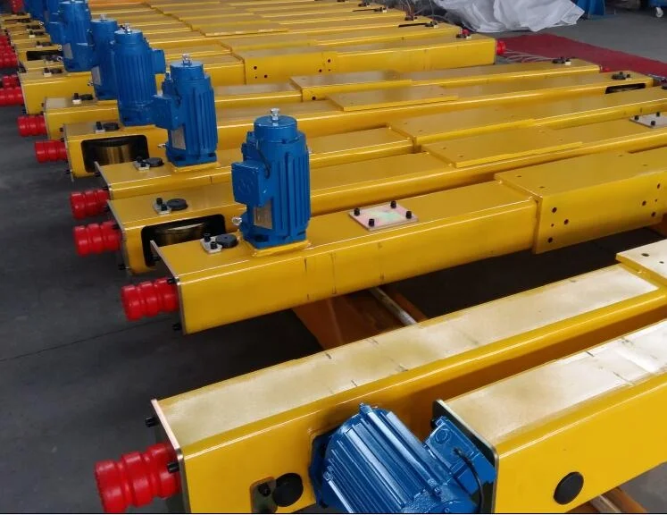 electric traveling crane wheel block end carriage end beam end truck with gear motor for 10ton bridge crane