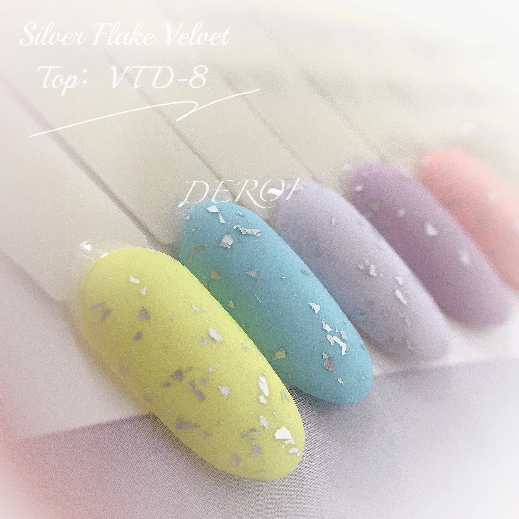 Wholesale Gel Polish Gold Flake Non wipe Top Base Coat Flake Top with High resistance