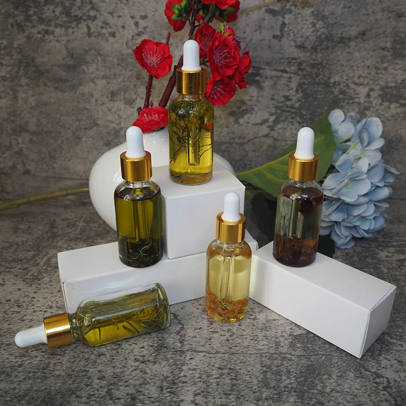 High quality  chamomile Rose mint jasmine 30ml  Dried Flower Essential Oil Hydrates facial essential oil to reduce dullness