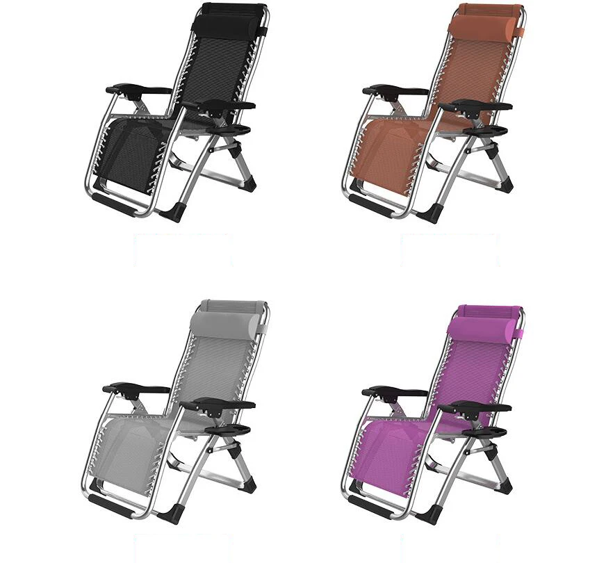 
Deluxe recliner folding recliner office back chair outdoor leisure home beach chair nap chair 