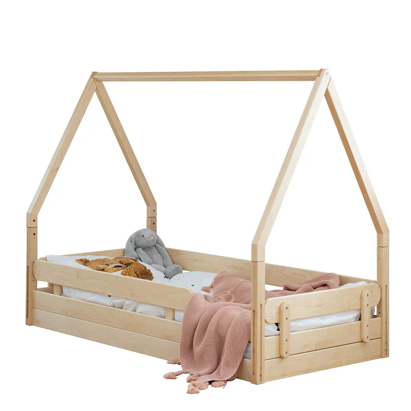 Montessori Bedroom Furniture Solid Wood Kids Bed for Girls and Boy School/Kindergarten Application
