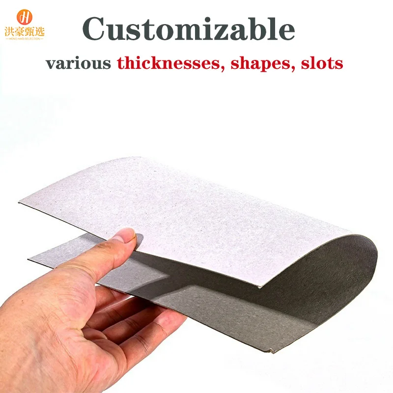 High-quality double-sided gray cardboard high-hardness Customizable specifications Clothing shirt packaging gift box cardboard