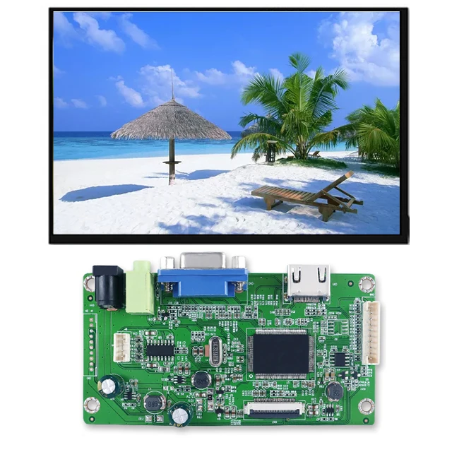 10.1 inch WQXGA lcd 2560x1600 IPS lcd module VVX10T022N00 VGA to eDP Driver board laptop display eDP 51 pins