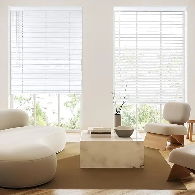 USA UK Popular Home Decoration Windproof Blackout Spring Wooden Blinds For Home