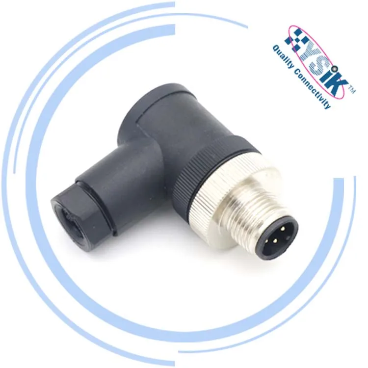 Hot Selling Field Assembly M12 Plastic Plug PG7 PG9 Male Female 2 3 4 5 8 Pin M12 Connector Screw joint Round M12 Connector