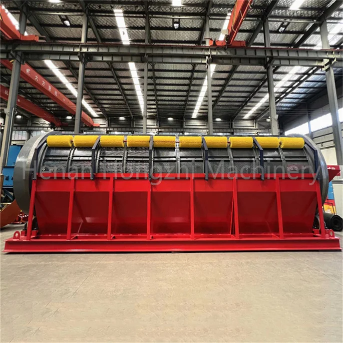 waste recycling trommel screen plant municipal solid waste trommel screen automatic municipal waste recycling plant