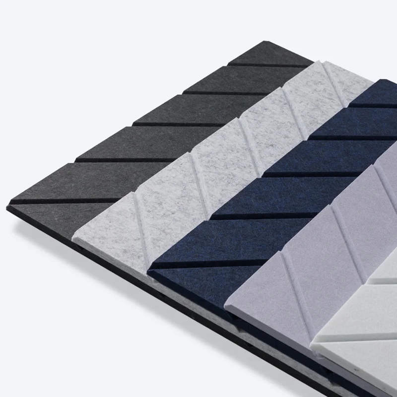 High Density cinema sound pet soundproof ktv polyester fiber felt wall acoustic panels