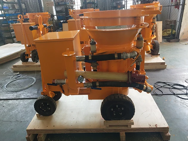 
PZ-6 dry mix shotcrete machine gunite pumps for 6m3/h output 