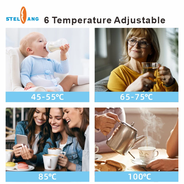 Instant water heater water dispenser hot cold warm coffee machine with milk dispenser