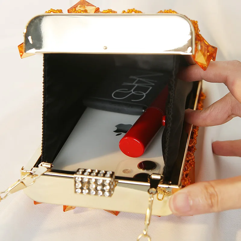 Crystal Bags Rhinestone Handbags Luxury Clutch Evening Purses