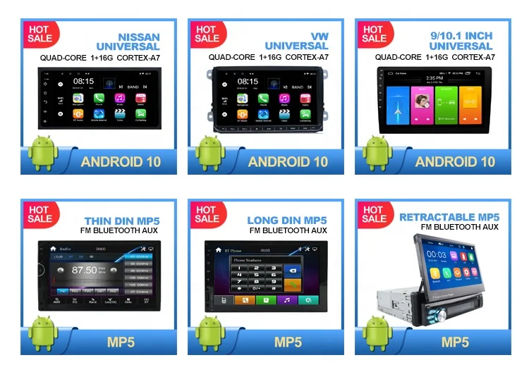 Стерео Dvd-плеер с сенсорным экраном радио 7 дюймов универсальная Gps-навигация Indash автомобильное радио Android