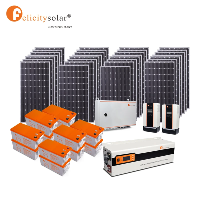 Off Grid Solar Power System 30KW Home Solar Panel Kit