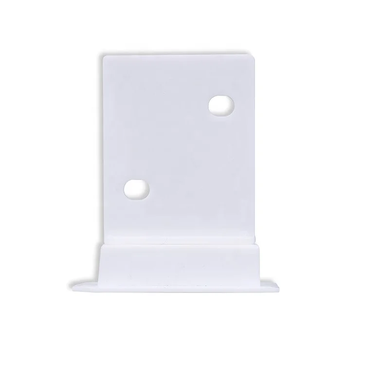 Displays Accessories Exhibition Cardboard Shelf ABS Connector White Plastic Corrugated Shelf