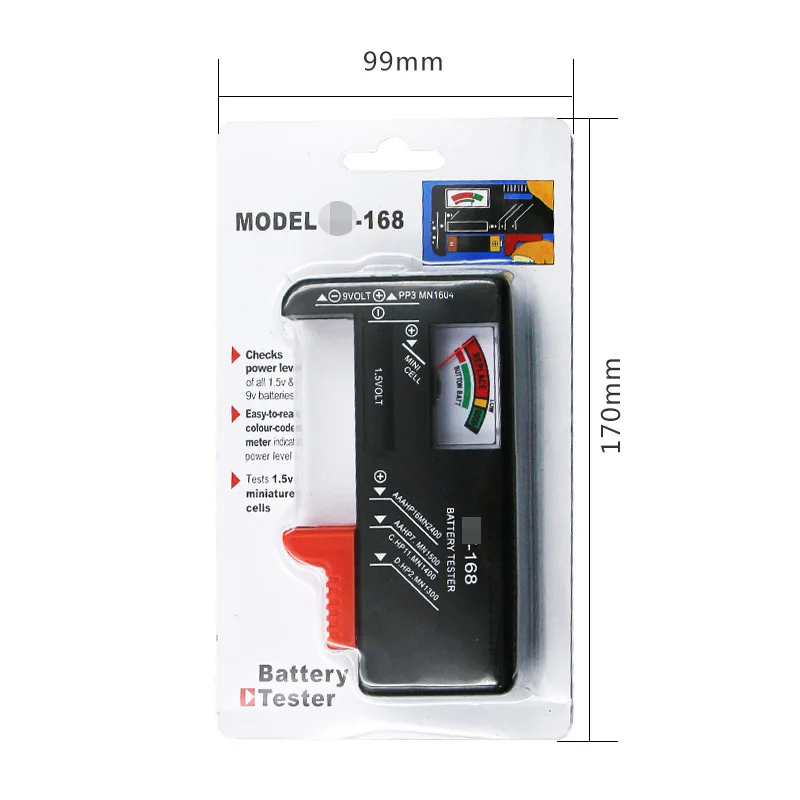 High quality wholesale pointer type digital portable automatic battery low current voltage power tester