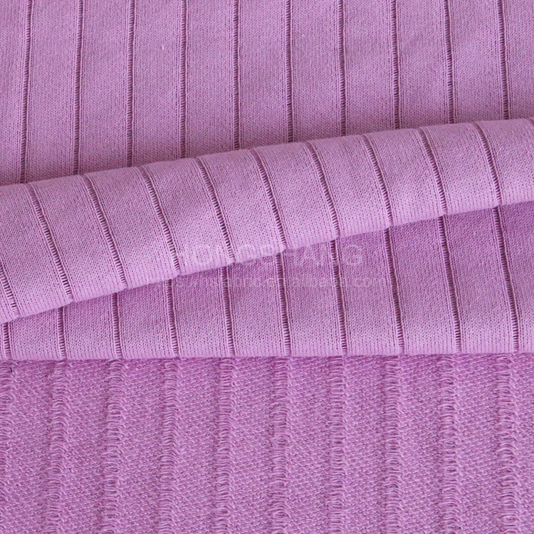 611 # 100% хлопок, оптовая продажа, рубчик, махровая черная трикотажная ткань для зимнего сезона