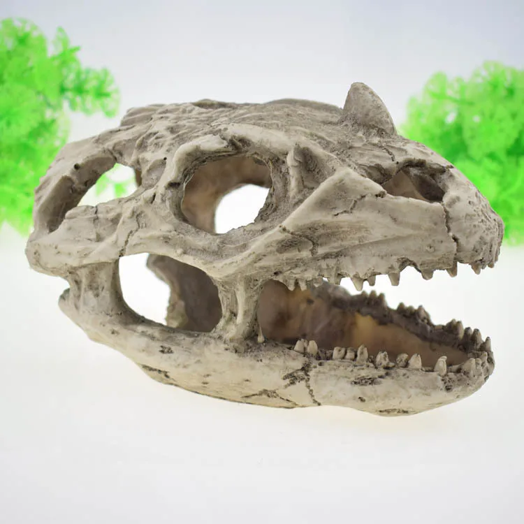 Aquarium Fish Tank Accessories Ornaments Water Grass Landscape Dinosaur Resin Skull Fish Tank Landscape/Decoration
