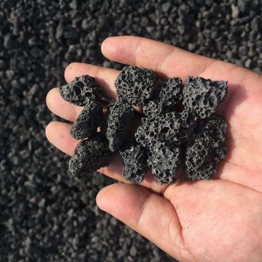 Black Red White Volcanic Rock Pumice Lava Stone