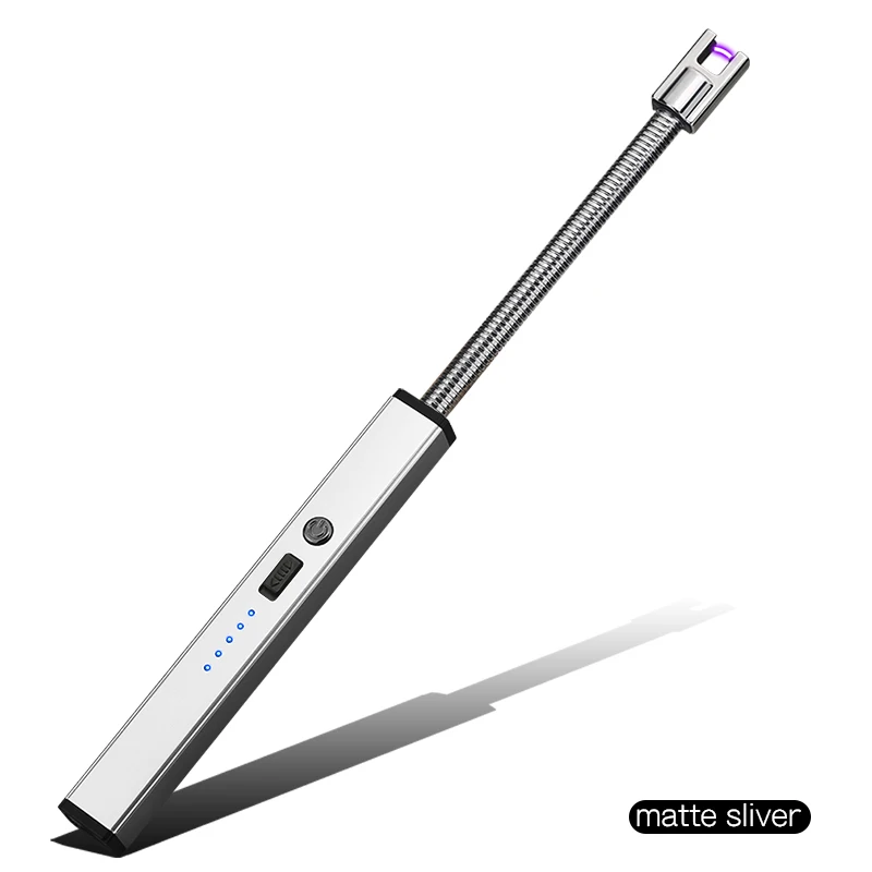 
Candle Lighter Rechargeable Electric Arc Lighter with 360 degree Safety Long Lighter 