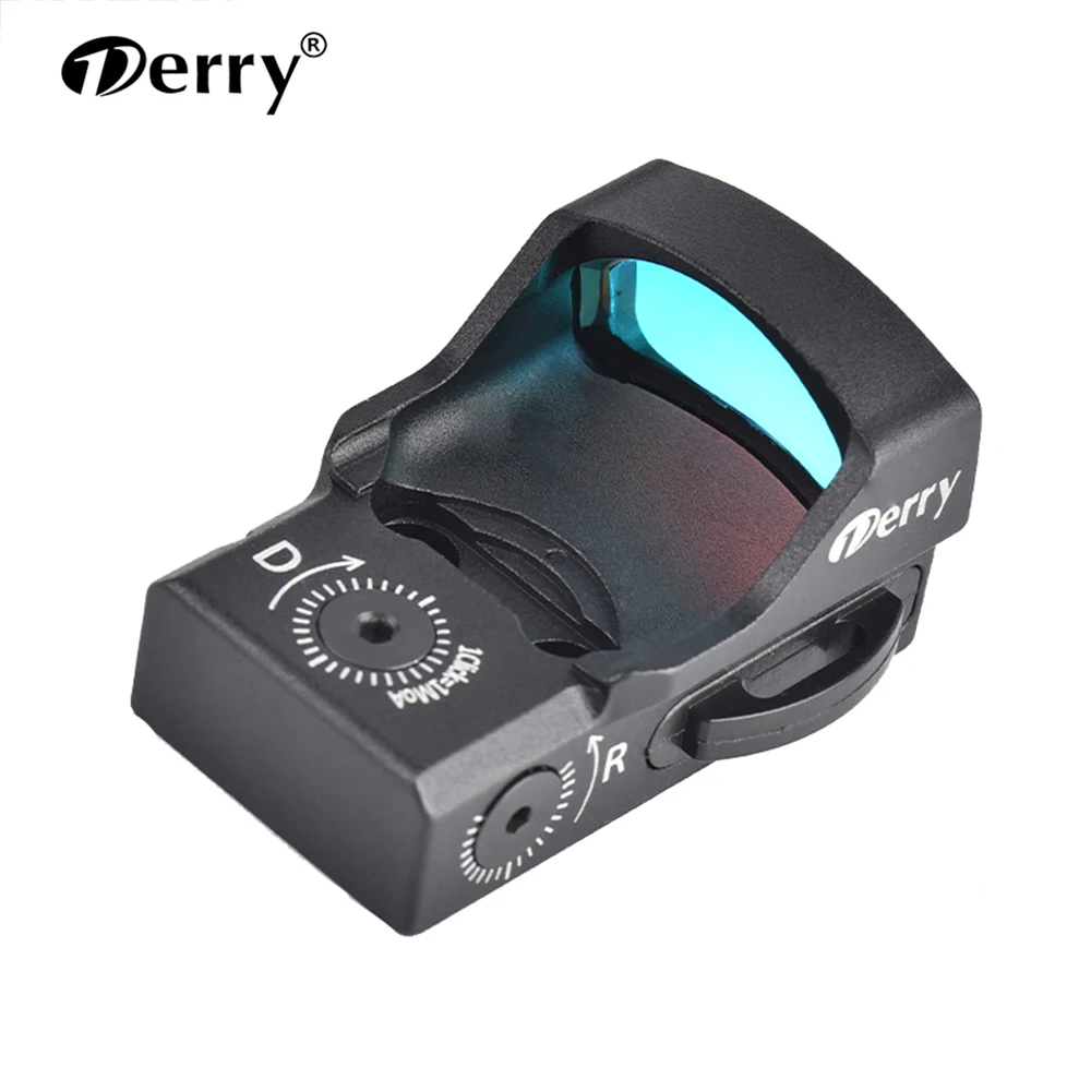 Тактический Мини-прицел Derry Optics с красной точкой и максимальной отдачей 45acp