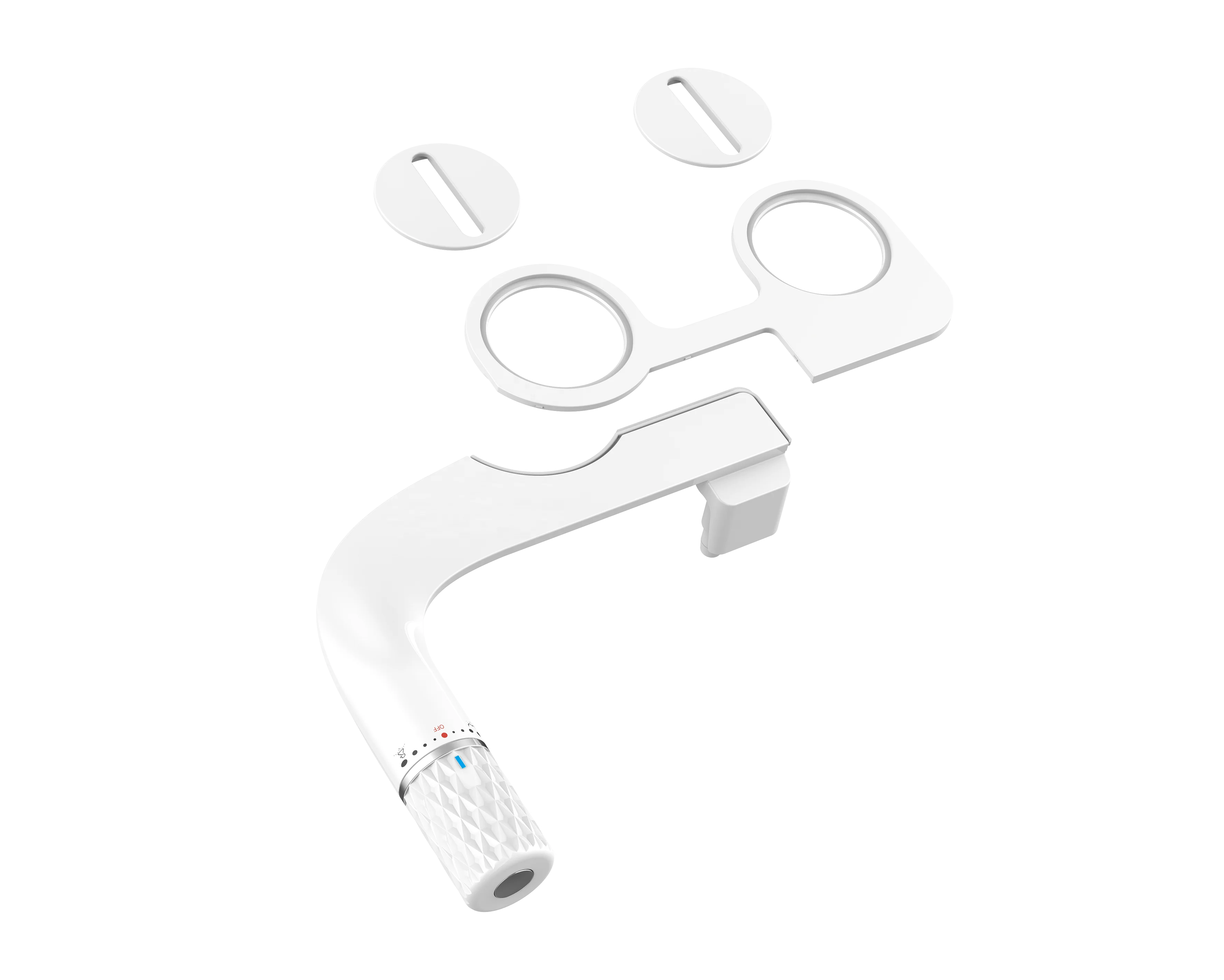 OEM/ODM Dual Wash Nozzles bidet toilet seat attachment  pulverisateur de bidet Non Electric Manual WC toilet bidet