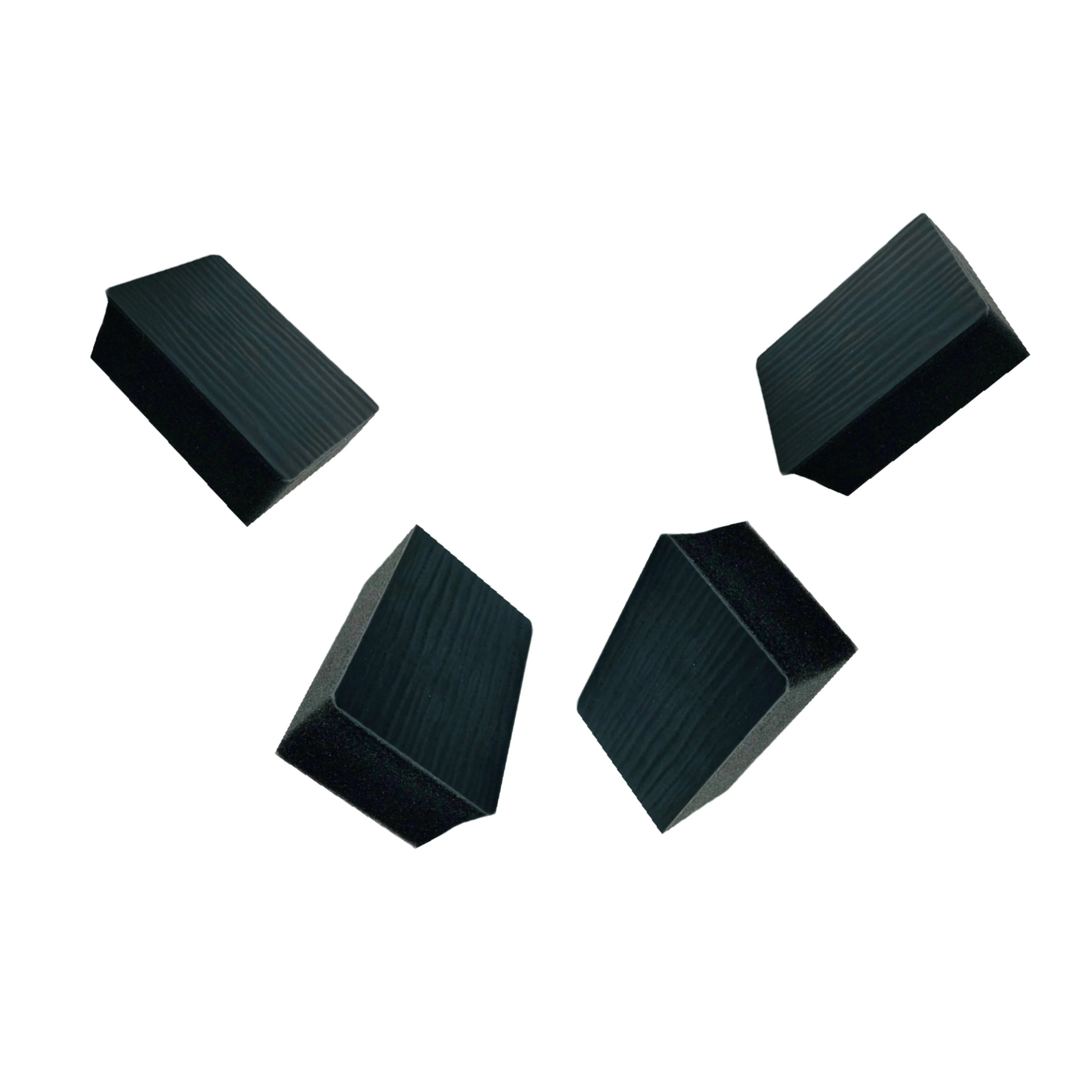 Black color car wash clay sponge bar block for auto polishing detailing automotive cleaning scrub buffing multipurpose sponge