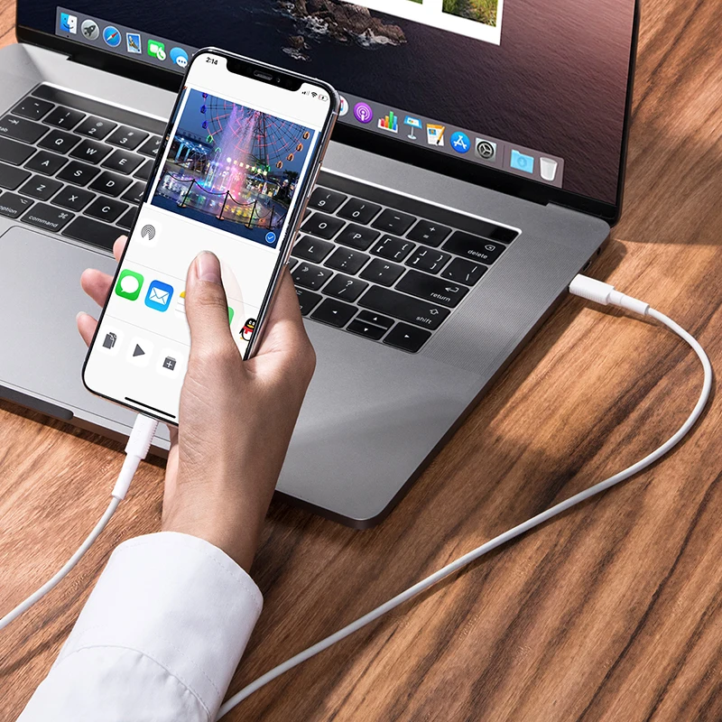 
supporting baseus tech Wireless BMX Mini White MFi certified Type C to iP PD USB Cable18W Fast Charging Data Transmission 