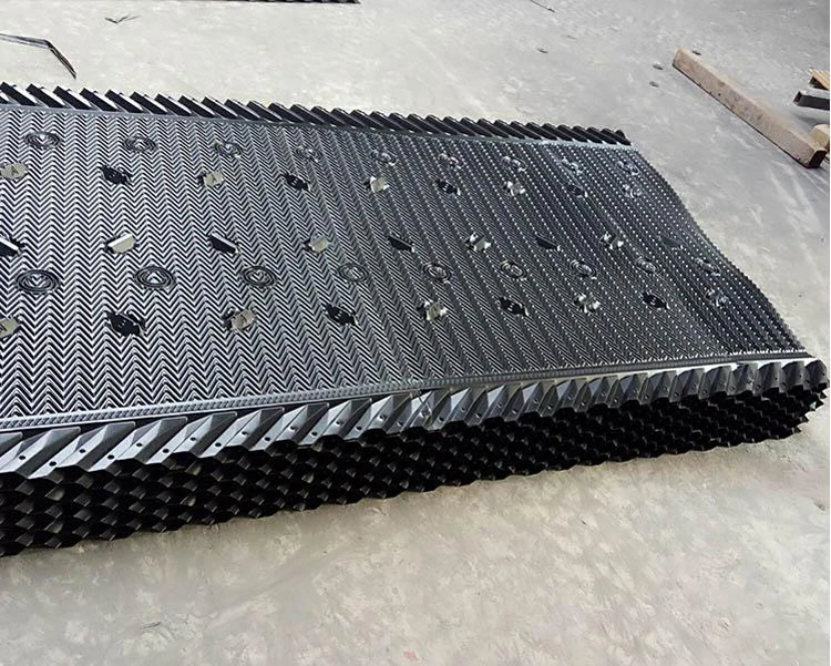 Marley Черный Новый ПВХ квадратный охлаждающий башенный фильтр ПВХ охлаждающая башенная заполняющая упаковка S волна био охлаждение