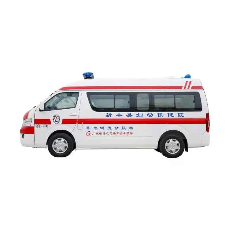 Mid-roof Emergency Hospital First Aid Ambulance Vehicle FOTON G7 Monitoring High Quality Medical ICU Ambulance Car