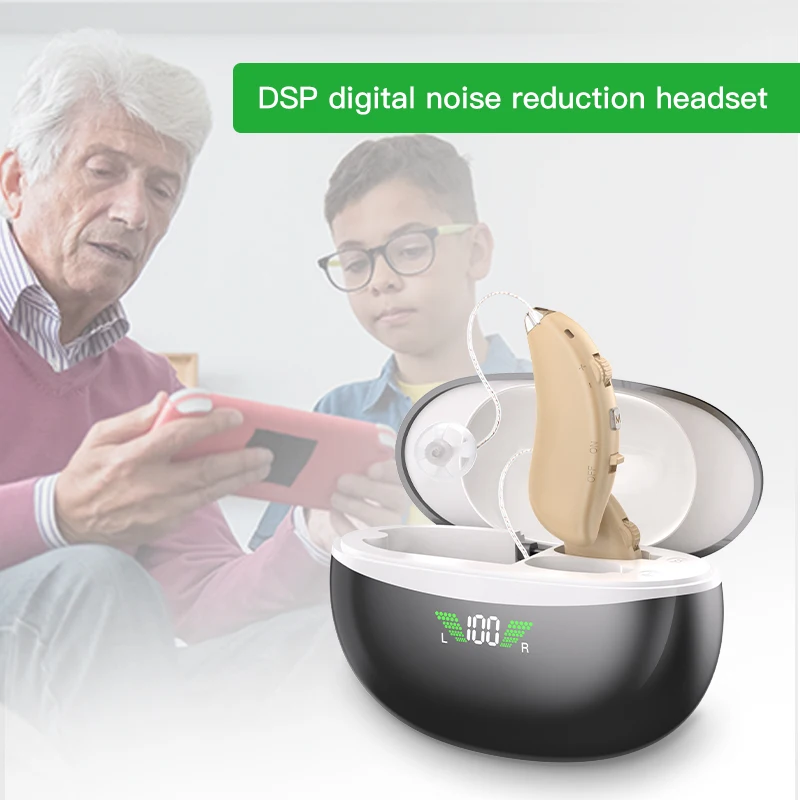 quality hearing aid device rechargeable hearing aids for the deaf deafness seniors OEM/ODM factory hearing amplifier