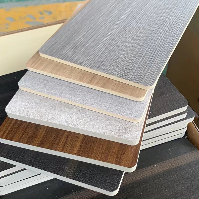 wood grain bamboo charcoal fiber boards wood veneer interior decor wpc flat wall panel Wood-plastic composite pvc sheet for wall