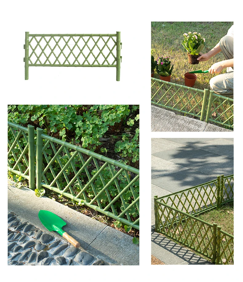 hot sale customizable outdoor bamboo decorative flower fence garden treills fence