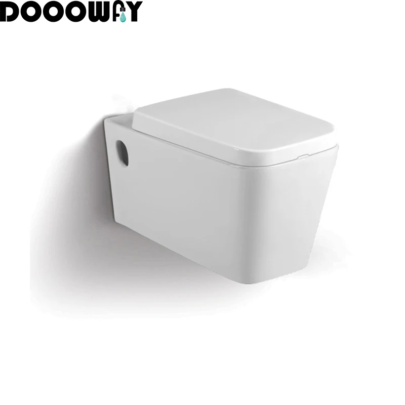 Modern rimless sanitary ware rimless wall hung female urinal toilet