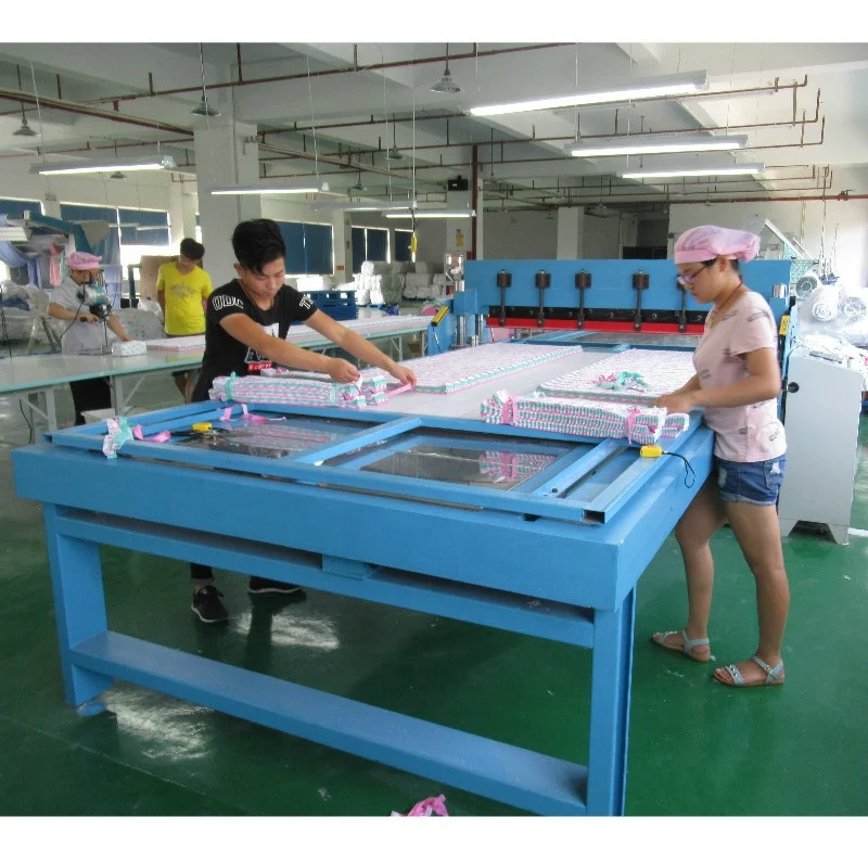 Automatic cloth textile straight knife cutting machine table zig zag fabric sample cutter cutting machine