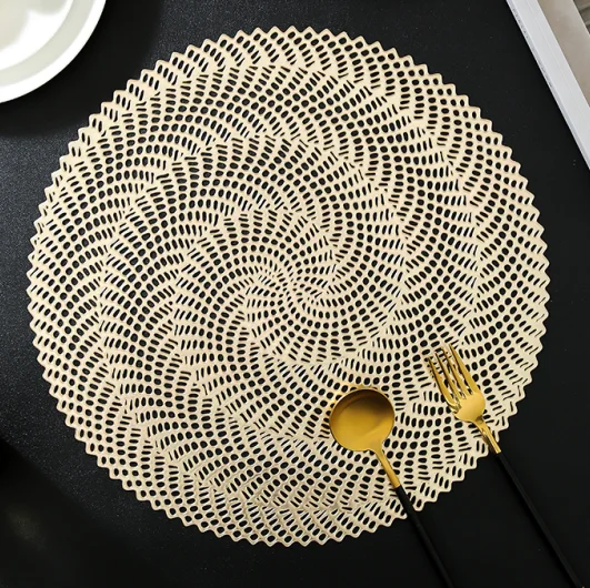 2024 Spring New design PVC placemat restaurant plastic table mats