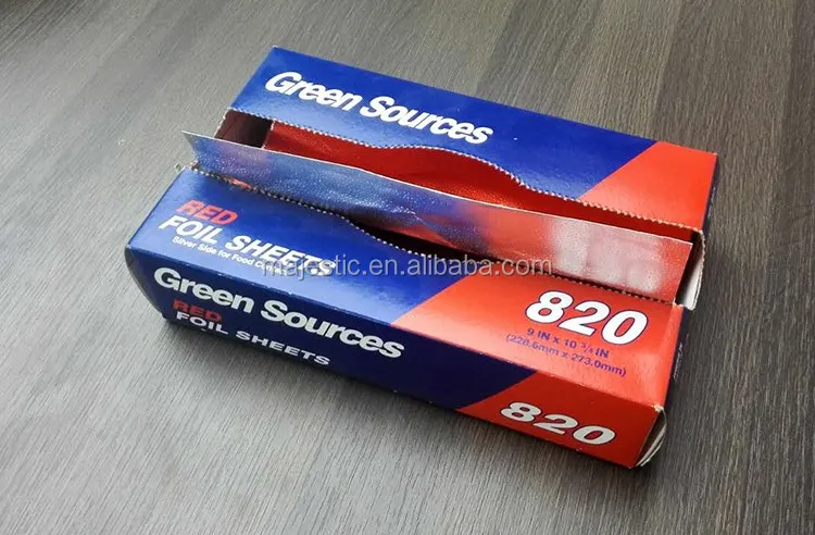 Aluminum Foil Pop Up Sheet 9 x 10 3/4