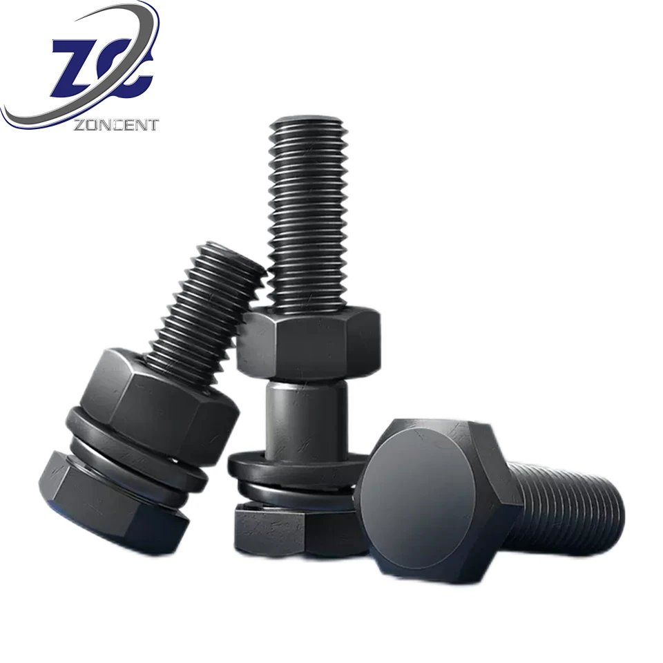 customized or standard size bolts fastener M2~M50 stainless steel/brass/aluminum hexagon bolts hexagon screw hexagonal screw