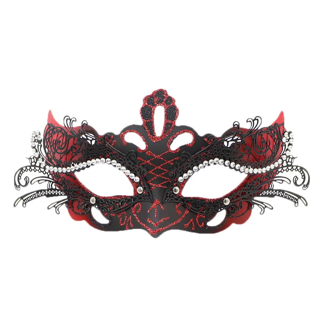 Masquerade women Venetian plastic mardi gras mask
