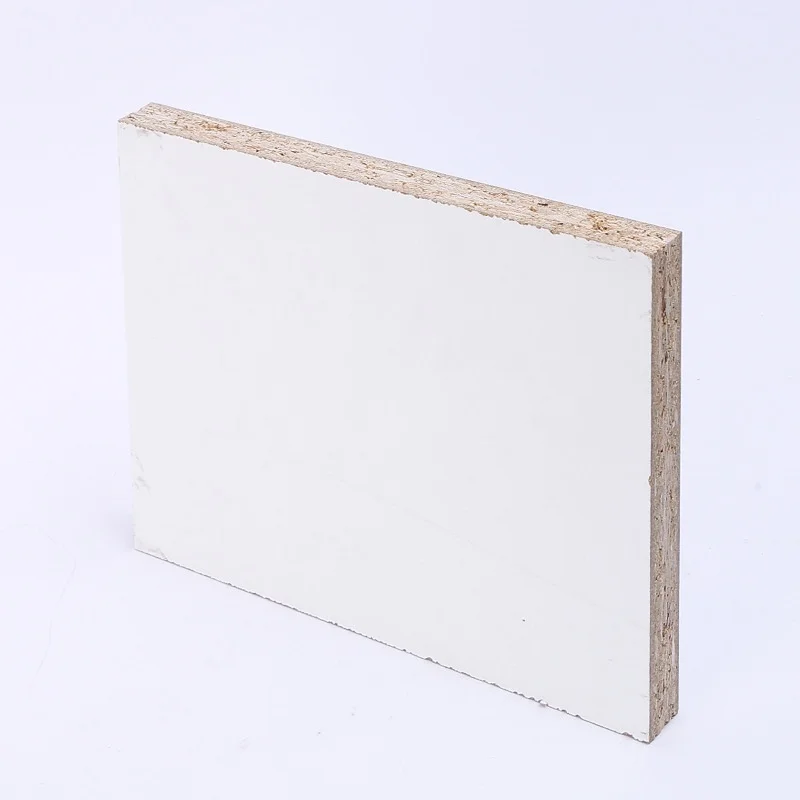 18 mm white melamine laminated particleboard finished surface furniture building OSB board