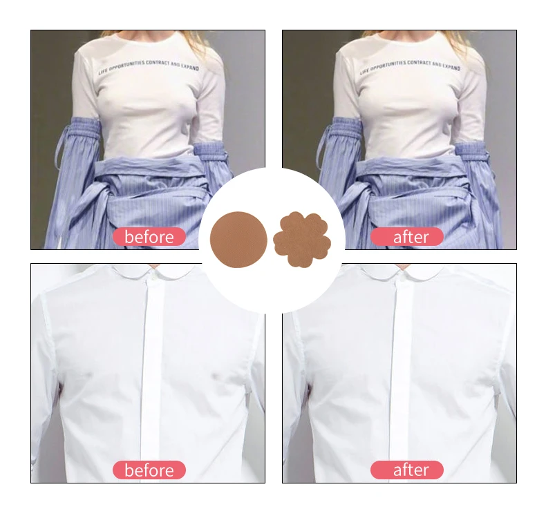 hot sale medical grade silicone nipple covers breathable ultra thin seamless safe adhesive nipple cover