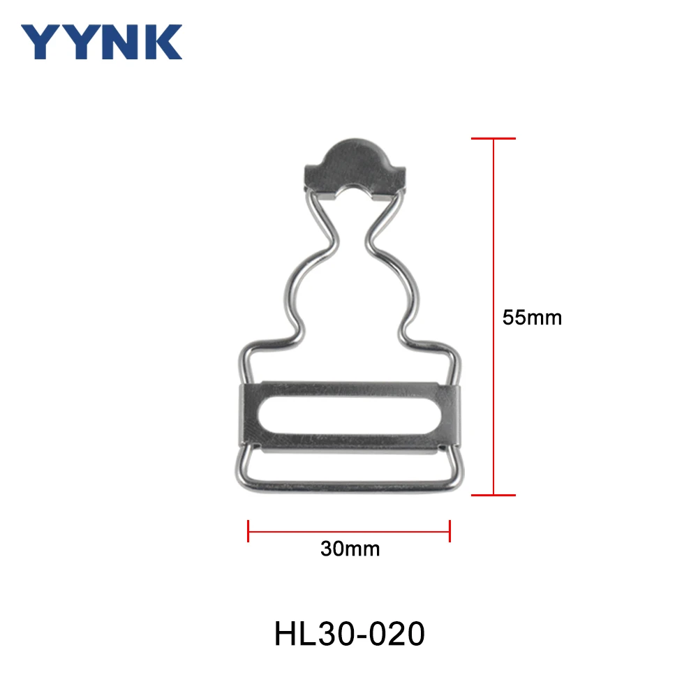 Manufacturer Wholesale 30MM Metal Gourd Buckles Custom Shape Brass Suspender Buckle for Denim Pants Overalls Bags