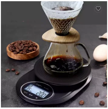 Changxie Coffee Scale 1kg Mini Precision Balance Pocket Scale Gram Weighing Jewelry Scale 0.1 Carat Weighing Gold Herbal Balance