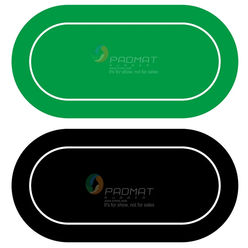 Big Sublimation Multi-Game Poker Mat Durable Stitching Poker Mat