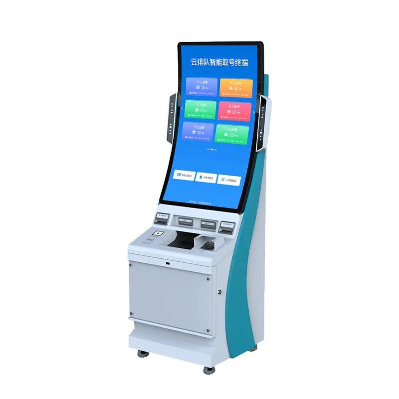 Android System Stand Floor Self Service Payment Kiosk with Software App Bank/hospital/restaurant Self Service Querying Kiosk