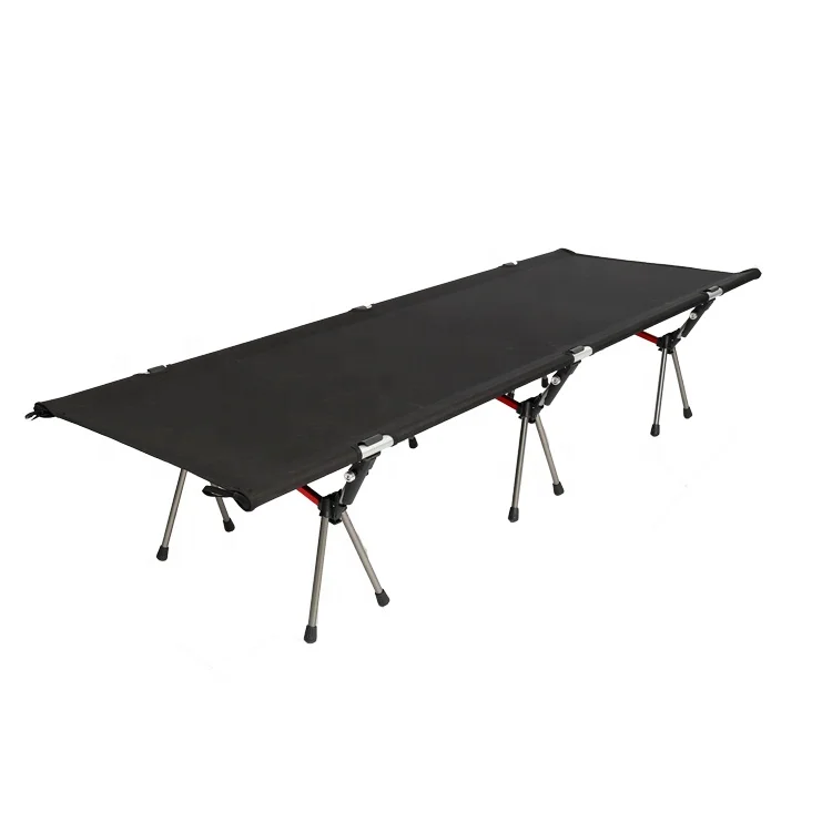 Manufacturer Folding Aluminum Tube Metal Bunk Bed Cots with Adjustable Height