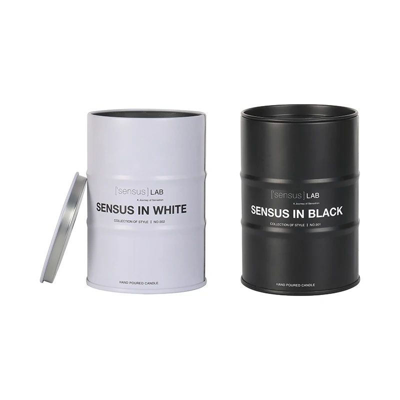 Food Grade Certificated Olive Oil Metal Container Cylinder Oil Container Tin Can 250ml Olive Oil Tin Cans