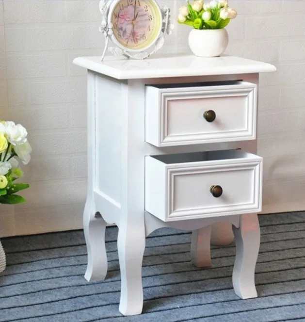 Bedside Storage Unit Cabinet Bedroom Nightstand 2 Drawer Table chest of drawers for bedroom