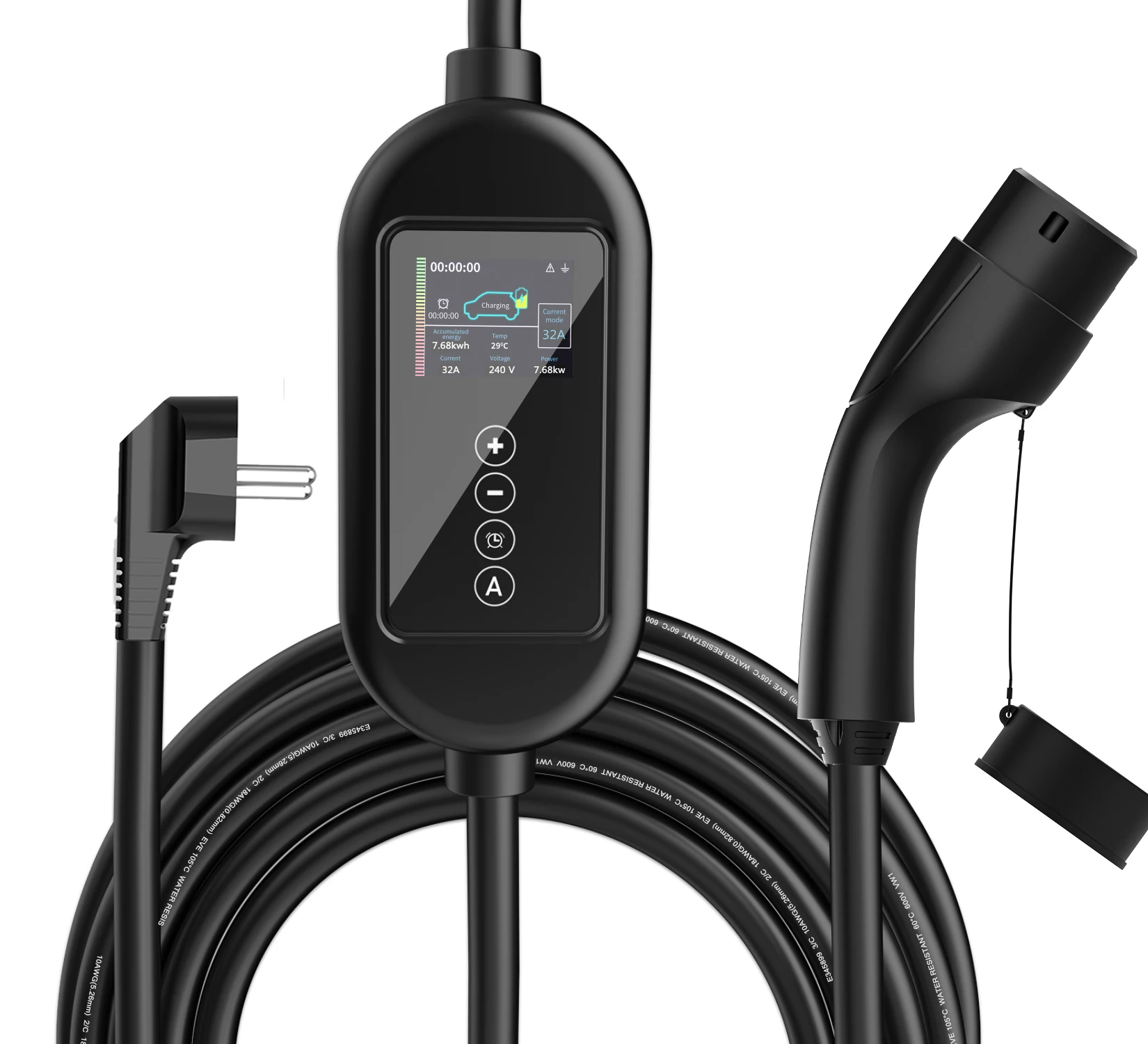 3.5kw 7.4kw 11kw 22kw type 2 ac ev charger with Certified ev charging cable 7kw home chargers ev fast chargers