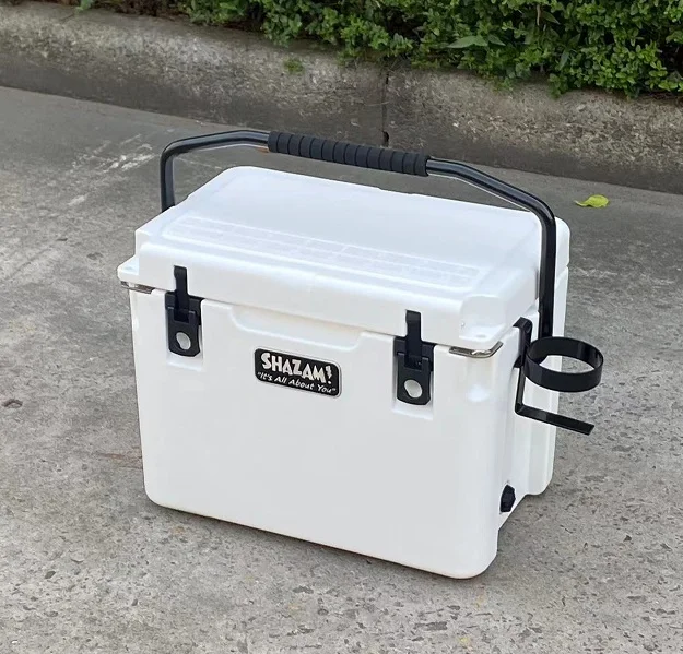 Picnic Camping 25 Quart Personal Black Handle Customized  Rotomolded Ice Chest Cooler