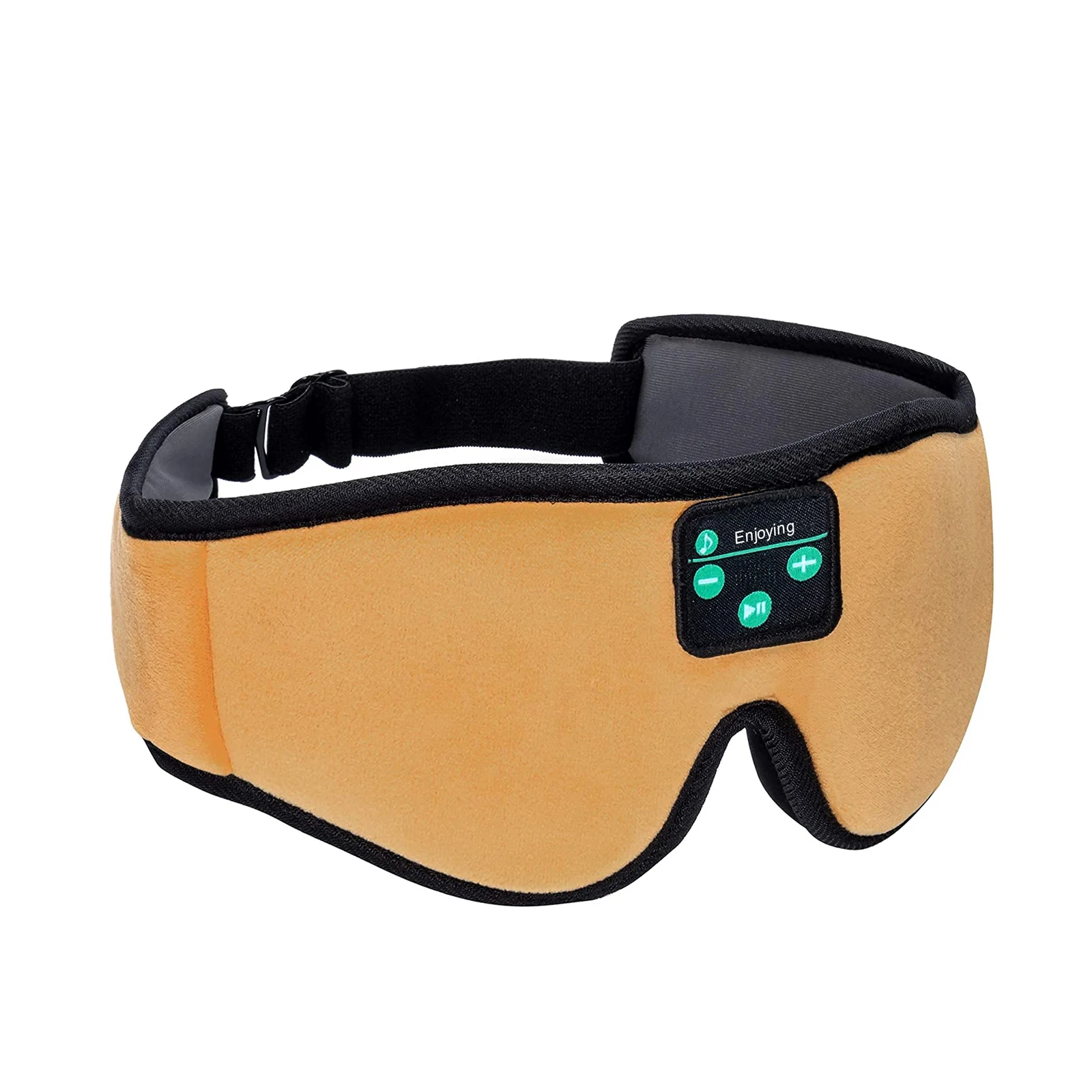 3D Headphones Blue tooth Wireless music Eye Mask With Mic Assist Sleep artifact For Side Improve Sleepers Travel Call And Music